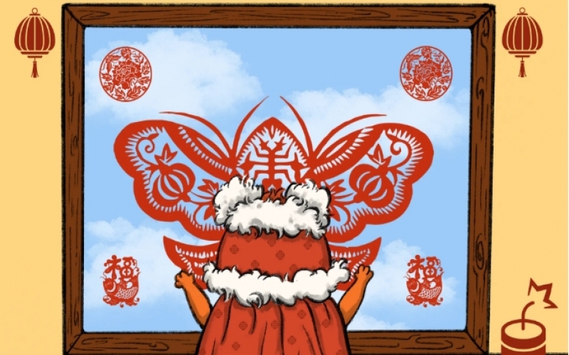 年味漸濃時(shí) - 臘月廿八，貼窗花